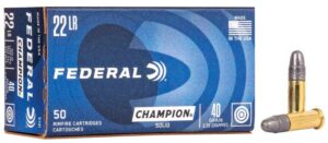 Federal target .22LR 40gr 50ptr/rs