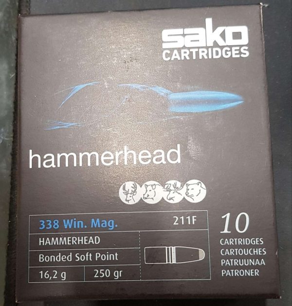 Sako .338 Win Mag Hammerhead 16,2 g 10kpl / Rasia | 338winmag