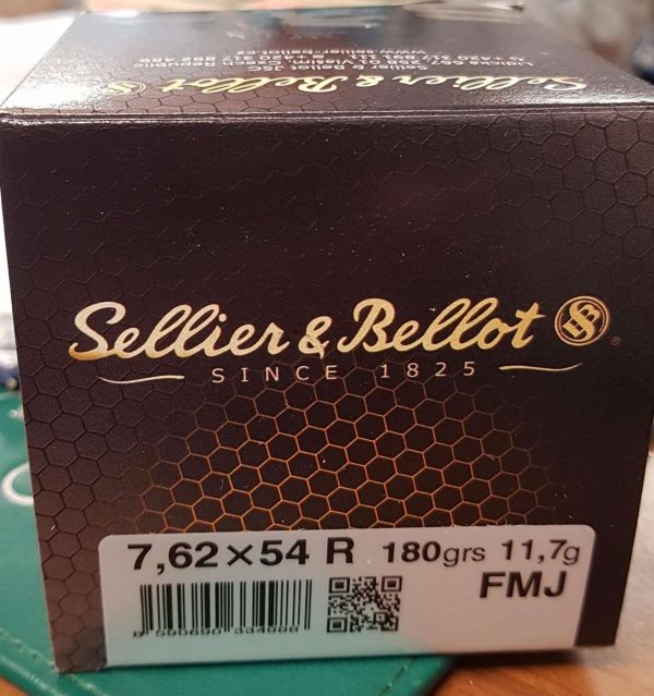 Sellier & Bellot FMJ 7,62x54R 11,7g 50kpl rasia | selleri