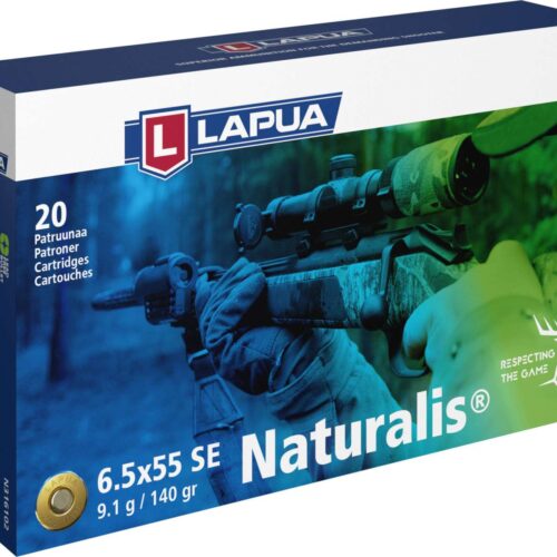 LAPUA 6,5x55SE patruuna, Naturalis N563, 9,1g 20 KPL /RASIA