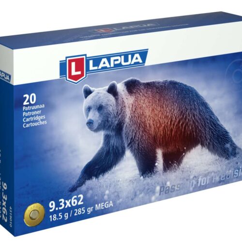 LAPUA 9,3×62 patruuna, Mega E433, 18,5g 20 KPL /RASIA
