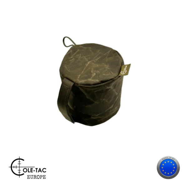 COLE-TAC Waxed little woobie bag BLACK | COLE TAC WAXED LITTLE WOOGIE BAG