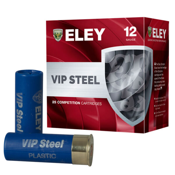 Eley 12/70 VIP Steel, 2,54mm, 28g, TRAP 250KPL LOOTA. VAIN NOUTOMYYNTI! | eley 28g
