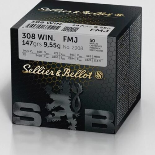 Sellier & Bellot .308 Win FMJ 9,55g 50kpl
