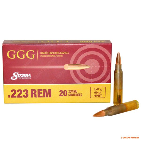 GGG .223 Rem. 69gr HPBT 4,47g/ 20kpl/rs | ggg 223