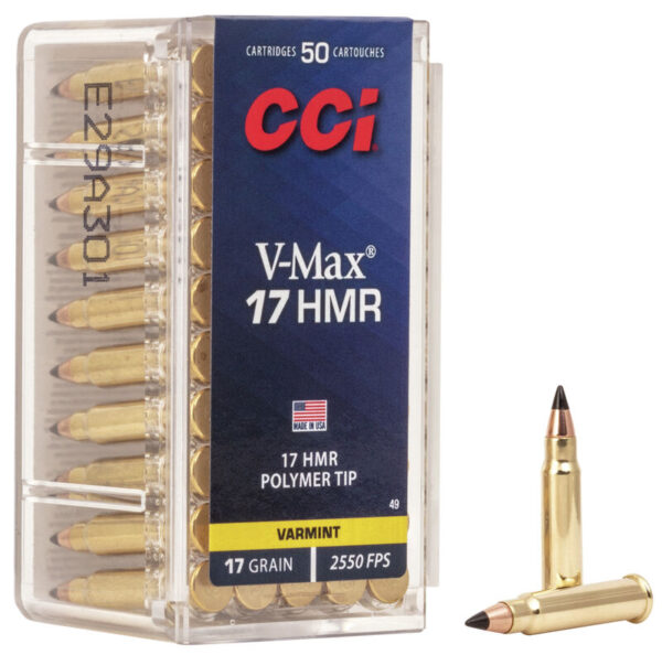 CCI .17 HMR 17gr V-MAX 50ptr/rs | v