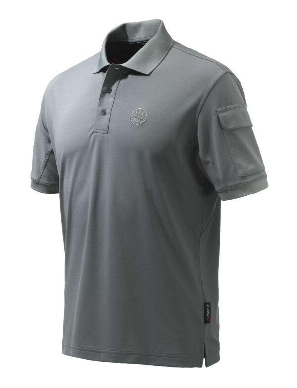 Beretta Miller Polo short sleeves Smoked Pearl | beretta lyhythihainen kauluspaita