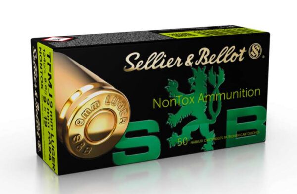 S&B, 9x19,NonTox 8,0g, TFMJ | sellier 9