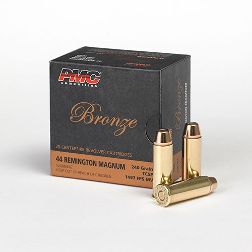 PMC 44 REM MAG BRONZE 240GR TCSP 44D REVOLVERIN PATRUUNA
