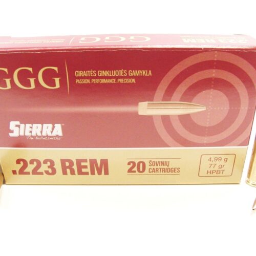 GGG .223 Rem. 77gr HPBT 4,99g/ 20kpl/rs