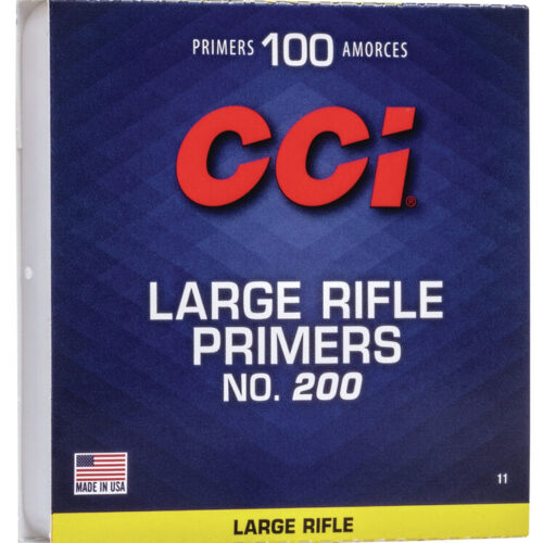 CCI 200 LR Large Rifle Prime / CCI 200 LR Iso kiväärinnalli