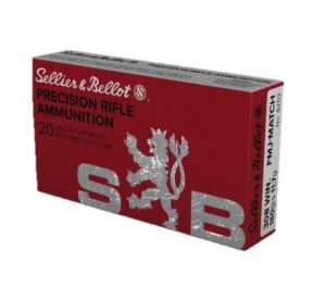 308 Win Sellier & Bellot 180gr FMJ-MATCH 20ptr/rs