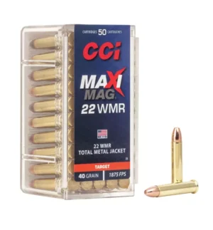 CCI 22WMR MaxiMag TMJ 580m/s 2,60g 50 kpl