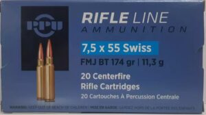 PPU 7,5x55 Swiss 11,3g FMJ BT