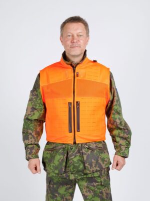 Metsästysliivi Nuka-Trail, varusteliivi M148 – Oranssi M/L