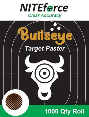 Paikkatarra 16mm Ø Ruskea Rasteri | NITEforce Bullseye