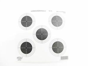 Tarkka 10m Ilmakivääritaulu 14cmx14cm 50kpl/pkt