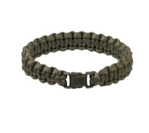 Mil-Tec 15mm Paracord ranneke - oliivinvihreä