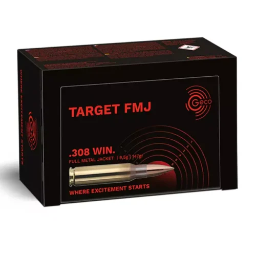 Geco target .308win 9.5g FMJ 50kpl/rs