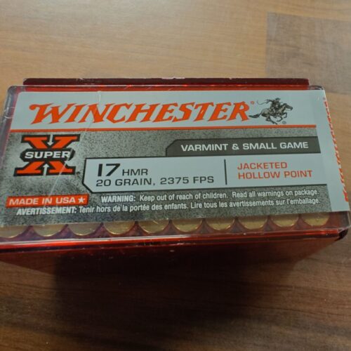 Winchester super-x .17 HMR patruuna