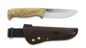 Peltonen Knives M07 Full Tang, visakoivu,ruskea nahkatuppi