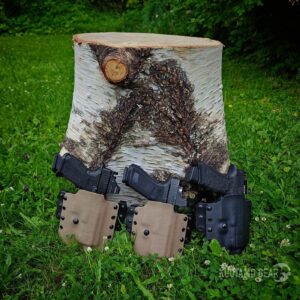 Kuutamo Gear pistoolikotelo, Glock g17/45/19, musta